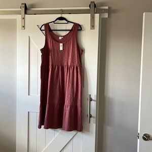 NWT GAP midi tiered summer dress